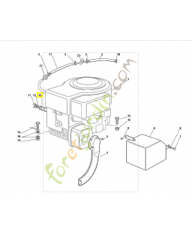 Tube 6125-021-8200. Pièce de rechange Sithl