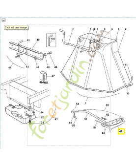 Obturateur 6125-701-1600. Pièce de rechange Sithl / Vicking