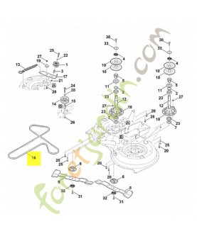 Courroie trapezoidale 6160-704-2120