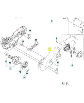 protecteur 586099201. Pièce détachée Husqvarna