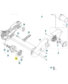 Rondelle 503230070. Pièce détachée Husqvarna