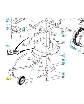 Goupille 519653167. Pièce de rechange Husqvarna