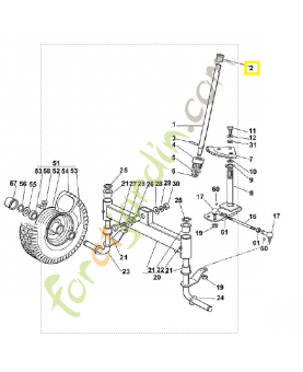 Douille 6125-708-5710. Pièce de rechange Sithl / Vicking