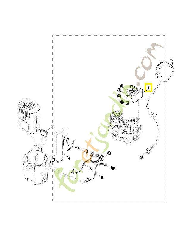 Module électronique 6338-430-1400. Pièce de rechange Sithl / Vicking