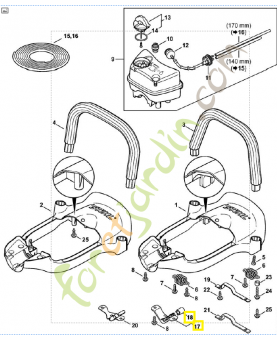 Butée 4237-790-6001. Pièce détachée Stihl / Vicking
