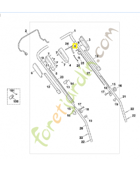 Support 6356-704-2710 stihl