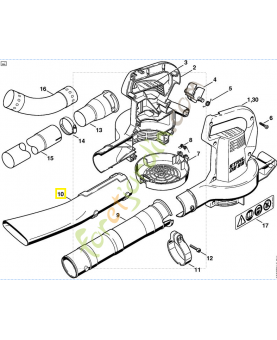 Buse 4227-708-6300. Pièce de rechange Sithl / Vicking