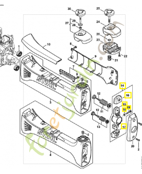 Support 4148-790-7600. Pièce de rechange Sithl / Vicking