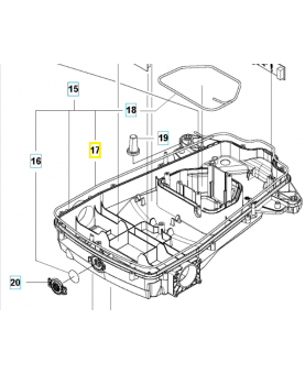 BANDE D ÉTANCHÉITÉ 574874709. Pièce détachée Husqvarna
