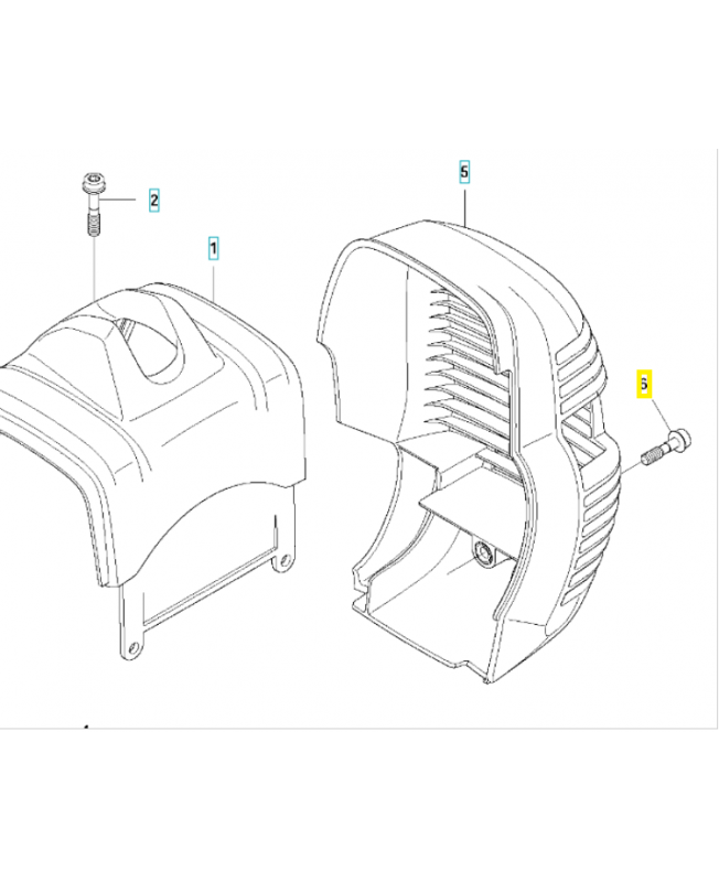 Vis 574477003. Pièce de rechange Husqvarna