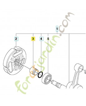 Douille référence 503779101 husqvarna
