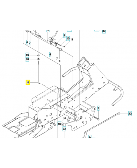 Support 506854501. Pièce de rechange Husqvarna