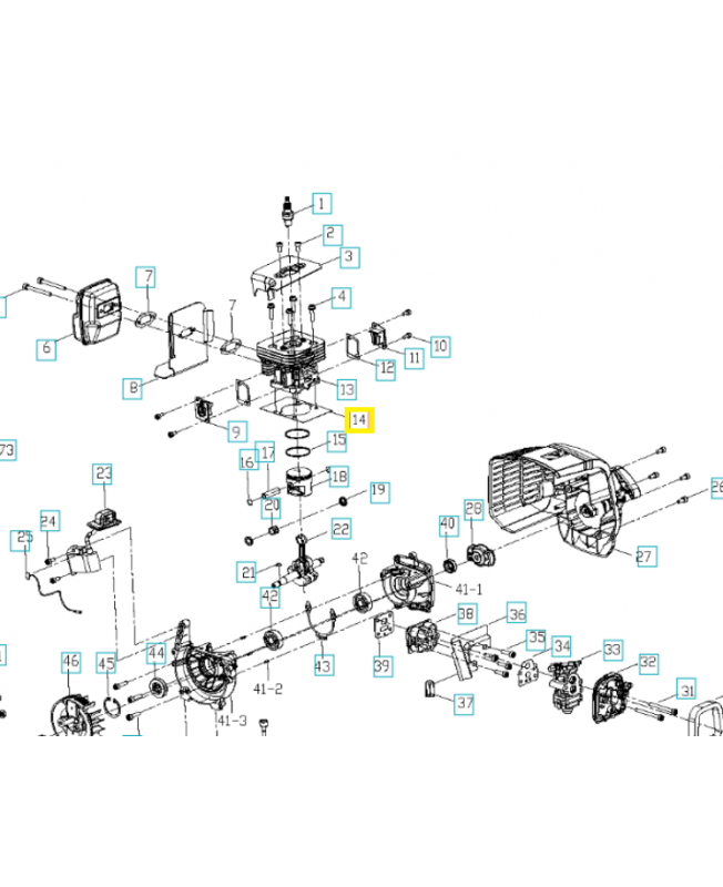 Joint 576537801. Pièce de rechange Husqvarna