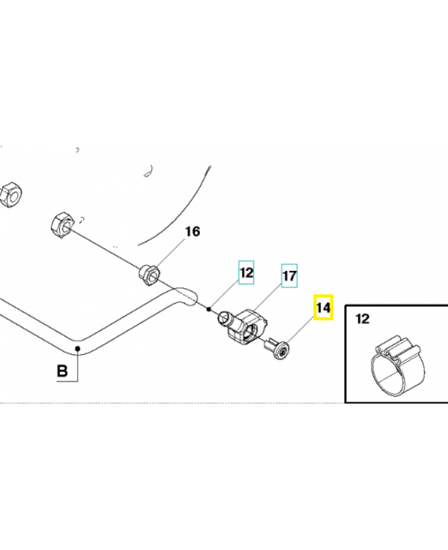 Vis 504634601. Pièce détachée Husqvarna