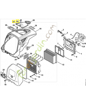 Capuchon 4224-080-2200. Pièce de rechange Sithl / Vicking