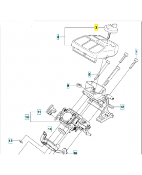 vis 537213209. Pièce de rechange Husqvarna