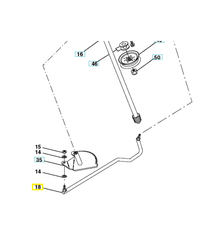 Tringlerie de direction 532175572. Pièce de rechange Husqvarna Tringlerie de direction 532175572. Pièce de rechange Husqvarna