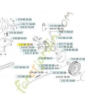 Coussinet d'axe référence 513861800