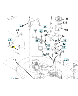 Biellette de relevage 532133551. Pièce de rechange Husqvarna