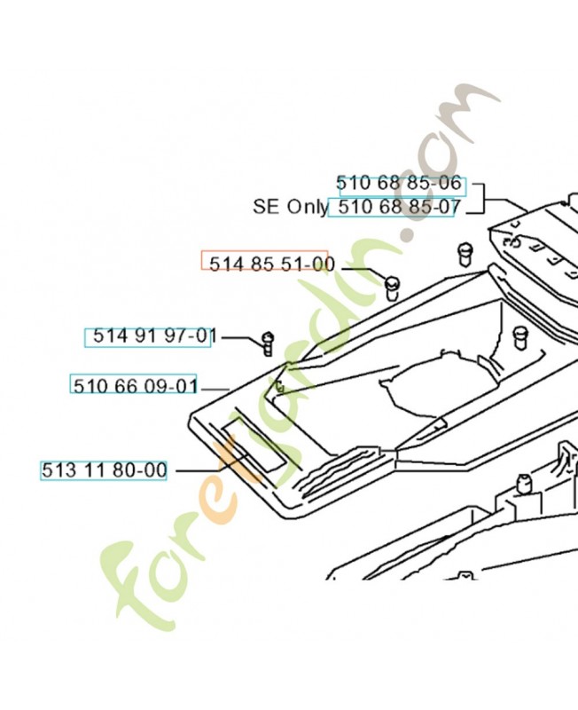 Palier amortisseur 514855100