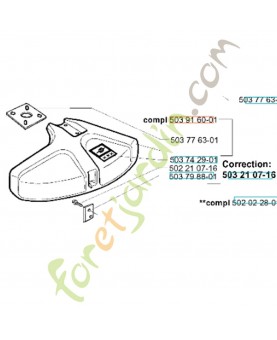 Carter tete nylon 500 mm 503916001