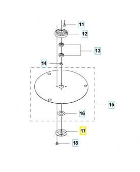Couvercle 535081501. Pièce de rechange Husqvarna