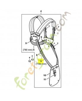 Sangle 25mm x 10m stihl ref. 0000-930-2241