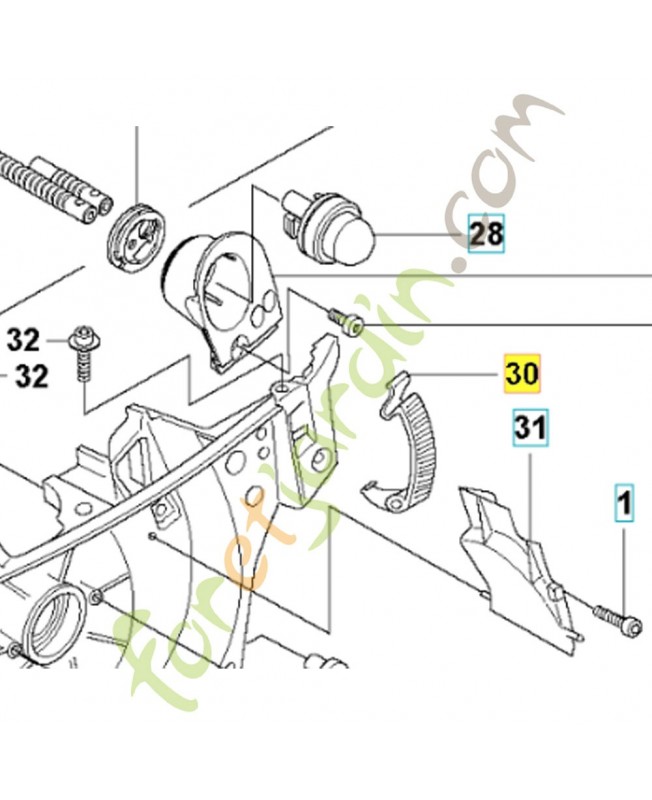 VERROUILLAGE À DÉCLIC 503894703 et 595303003 husqvarna