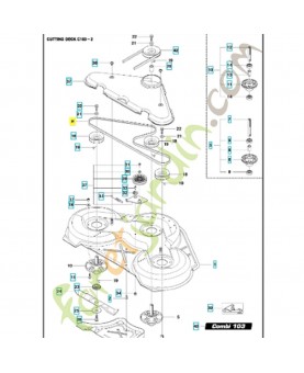 Courroie de plateau 589530601