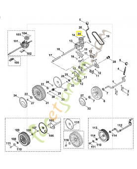 Goupille 5x30 9380-620-2700. Pièce de rechange Sithl / Vicking