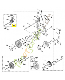 Crampon 6336-704-2711. Pièce de rechange Sithl / Vicking
