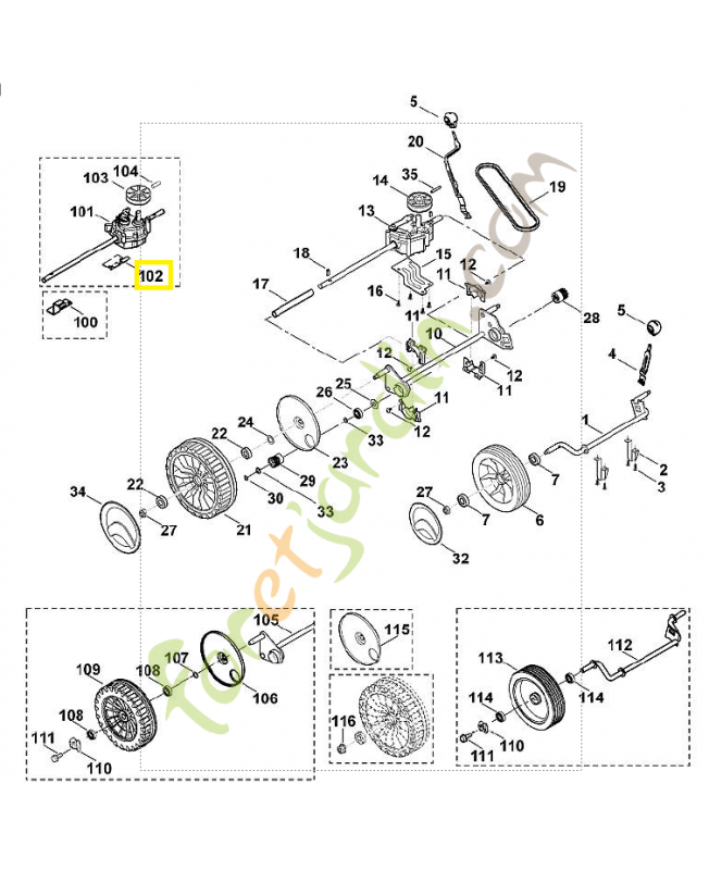 Crampon 6336-704-2711. Pièce de rechange Sithl / Vicking