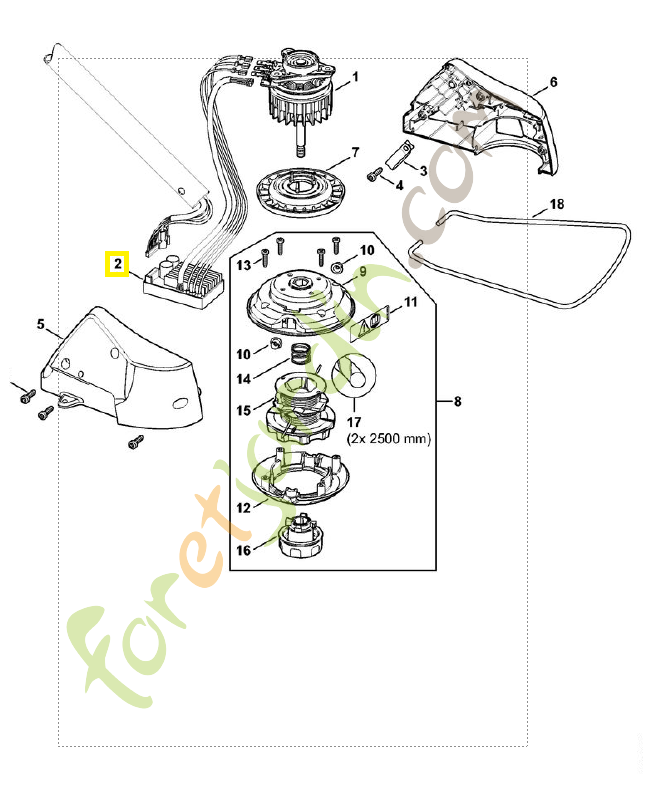 Module électronique 4852-430-1400. Pièce de rechange Sithl / Vicking