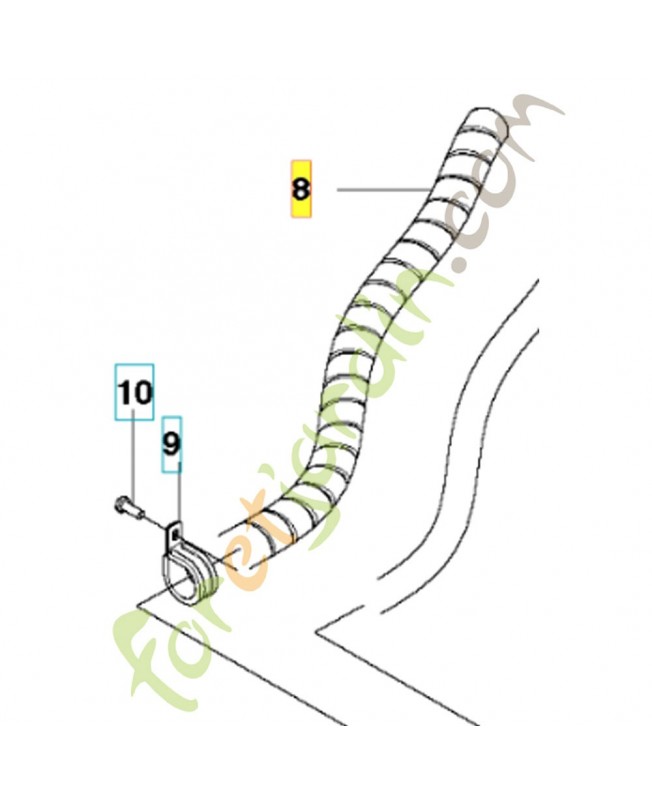 Protection de tuyau référence 544026607