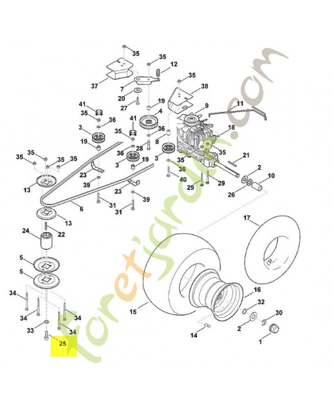 Vis cylindrique 7/16px11/4p
