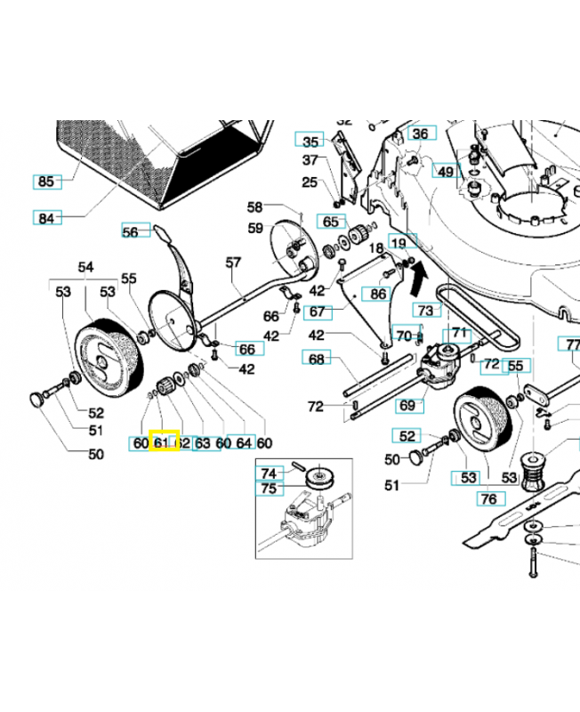 Rondelle 531208859. Pièce de rechange Husqvarna Rondelle 531208859. Pièce de rechange Husqvarna