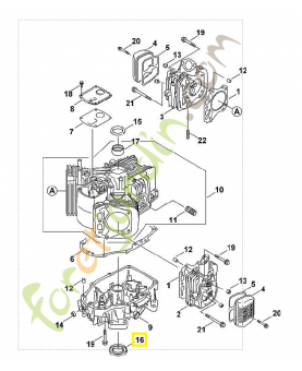 Anneau de joint 0001-992-5509. Pièce de rechange Sithl / Vicking