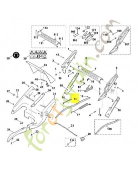 Levier translation 6375-780-0401