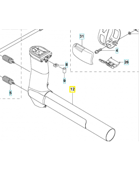 Support 581979003. Pièce détachée Husqvarna