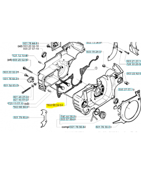 Boulon 503684242. Pièce de rechange Husqvarna