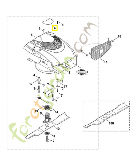 Plaque matricule mb 448t 6356-967-3830. Pièce de rechange Sithl / Vicking