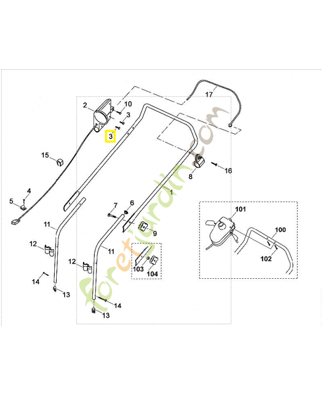 Vis 9104-003-8745. Pièce de rechange Sithl / Vicking Vis 9104-003-8745. Pièce de rechange Sithl / Vicking