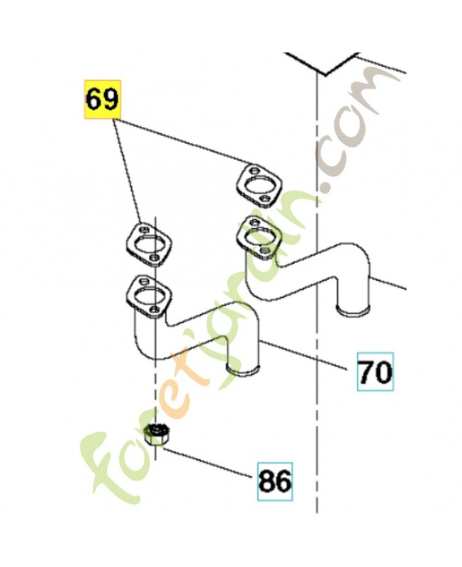 Joint d'echappement 532178151