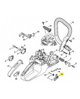 Manette des gaz Stihl réf. 1118-182-1006
