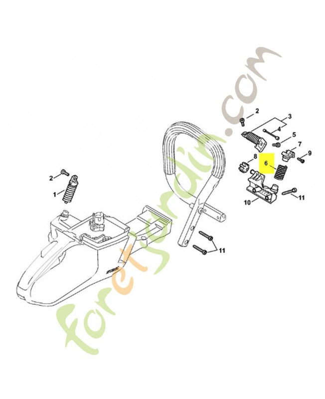 Ressort stihl ref. 1144-791-3103