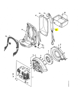 Bretelle 4244-710-9005- Pièce de détachée Sithl / Vicking