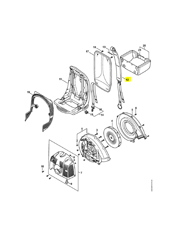 Bretelle 4244-710-9005- Pièce de détachée Sithl / Vicking Bretelle 4244-710-9005- Pièce de détachée Sithl / Vicking