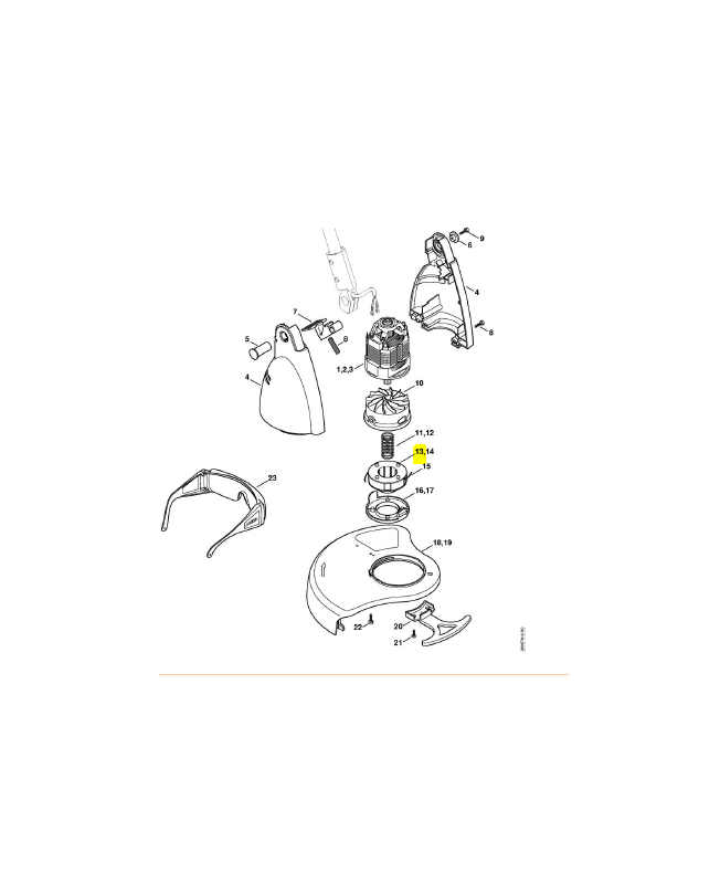 Ressort de pression 6421-997-2000. Pièce de rechange Sithl / Vicking Ressort de pression 6421-997-2000. Pièce de rechange Sithl / Vicking