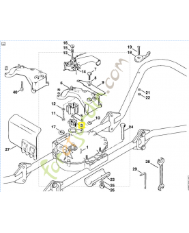 Entraineur 4308-162-3201. Pièce de rechange Sithl / Vicking