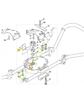 Protecteur 4308-640-7210. Pièce de rechange Sithl / Vicking